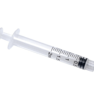 Light 2ml Luer Lock Syringe x 10pc